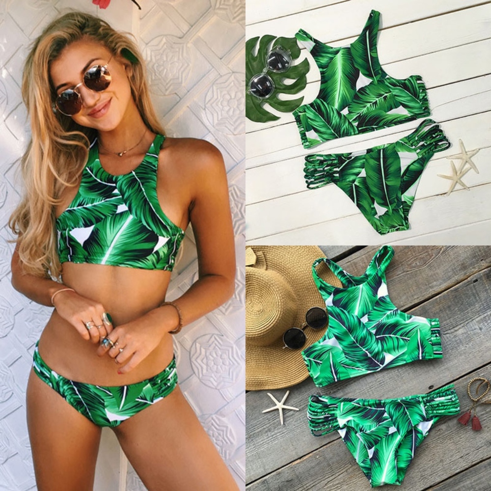 Leaves 2 Piece Bikini - Picture 2 of 2